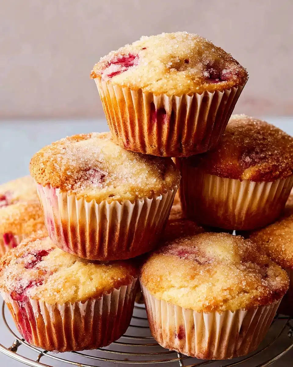 Easy Glazed Cherry Muffins: Quick Prep & Freezer Friendly